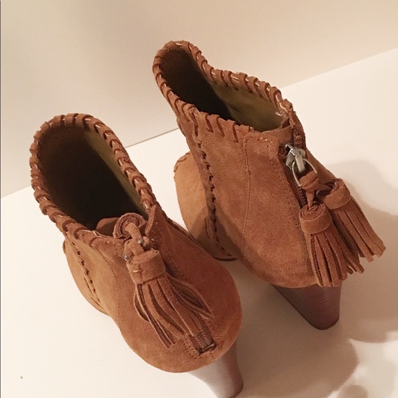 COPY - 💞HP 11/15/EUC/MarcFisher SuedePeepToe Boot/Genesa - Picture 4 of 8